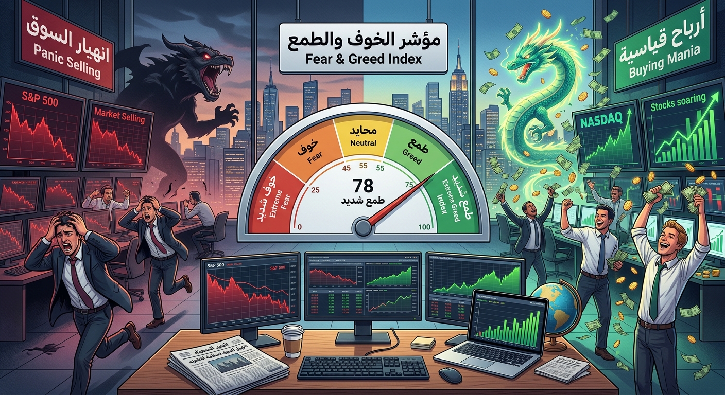 كيف يقود مؤشر الخوف والطمع المتداولين إلى الخسارة
